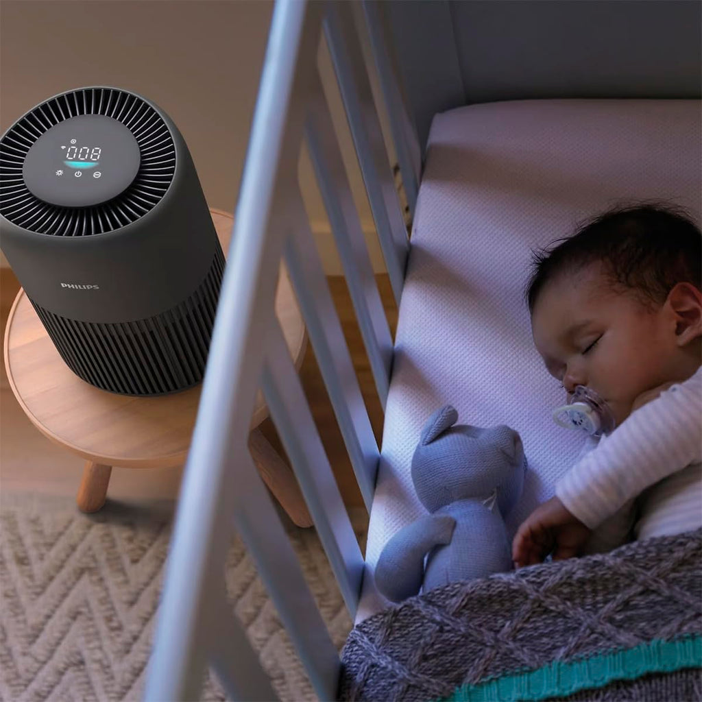 Philips Luftreiniger 900 Serie, HEPA NanoProtect + Aktivkohlefilter, CADR 250m³/h für 65m² Allergiker, leise, intelligent und energieeffizient (AC0951/13)