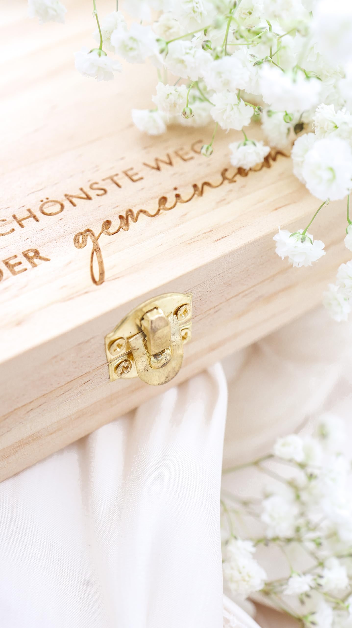 Joli Coon Geldgeschenk Hochzeit - Geldgeschenke zur Hochzeit - Hochzeitsgeschenk Geld - Hochzeitsgeschenke für Brautpaar Geld - 14 x 14 x 3,5 cm